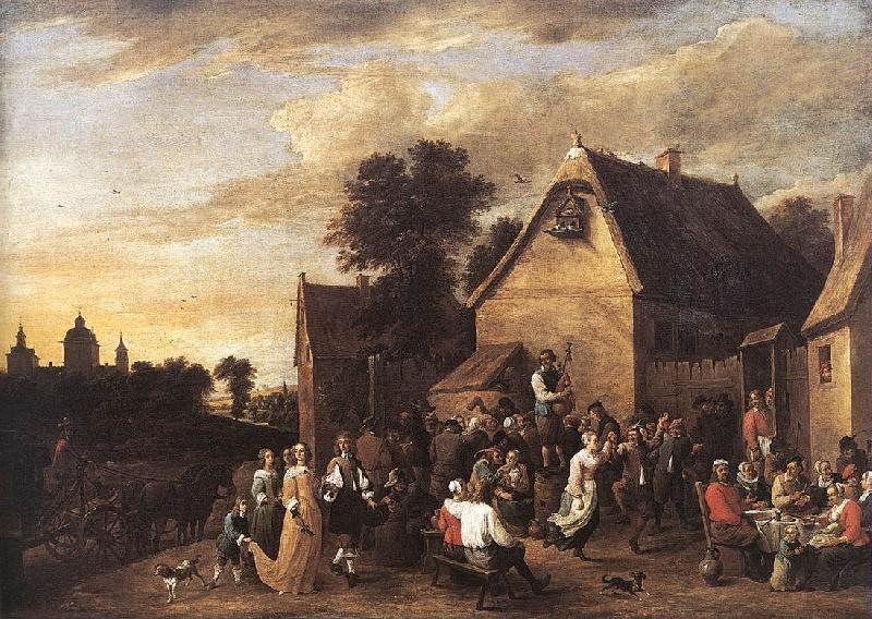 TENIERS, David the Younger Flemish Kermess fh